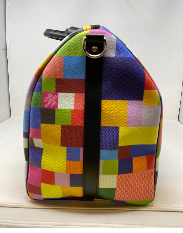 Louis Vuitton Multicolor Keepall 50 Bandouliere at 1stDibs  louis vuitton  keepall 50 damier graphite, louis vuitton multicolor duffle bag