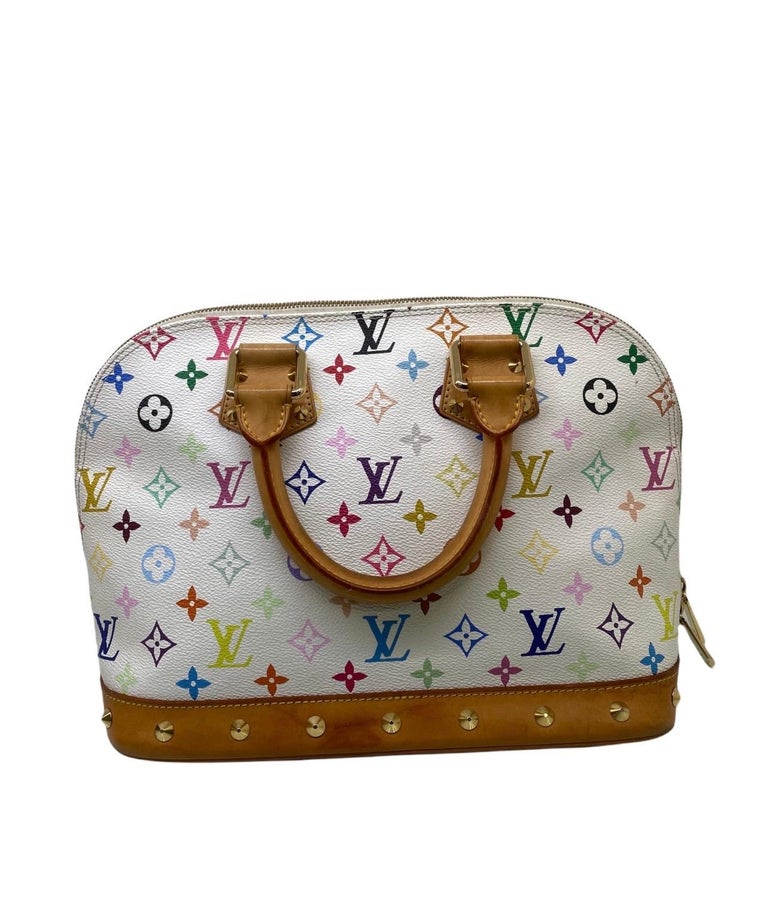 Louis Vuitton Multicolor Leather Alma Bag For Sale at 1stDibs