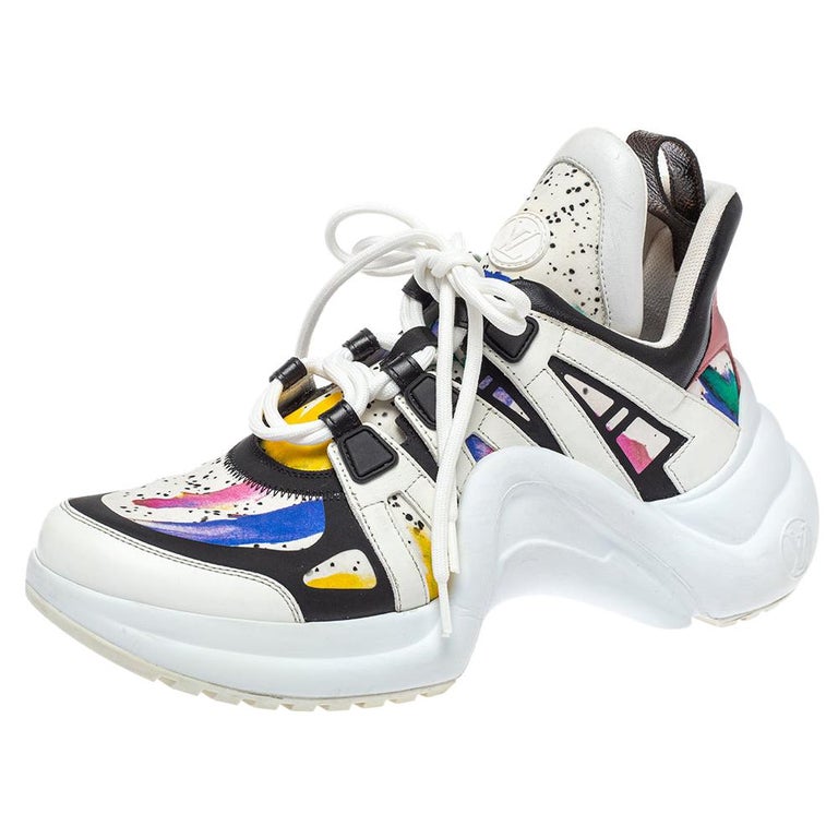 lv multicolor sneakers