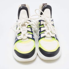 Louis Vuitton Multicolor Leather and Mesh Archlight Sneakers Size 39.5