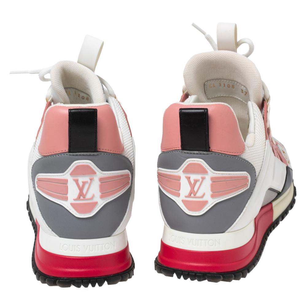 louis vuitton run away multicolour leather trainers