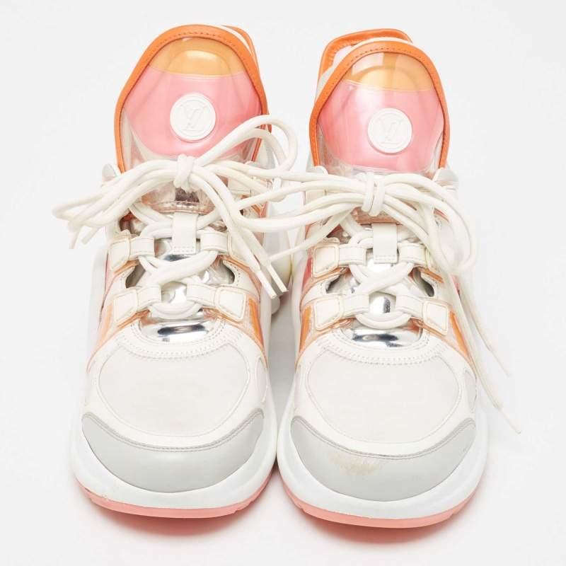 Beige Mocassins Archlight Louis Vuitton en cuir multicolore et PVC, taille 38