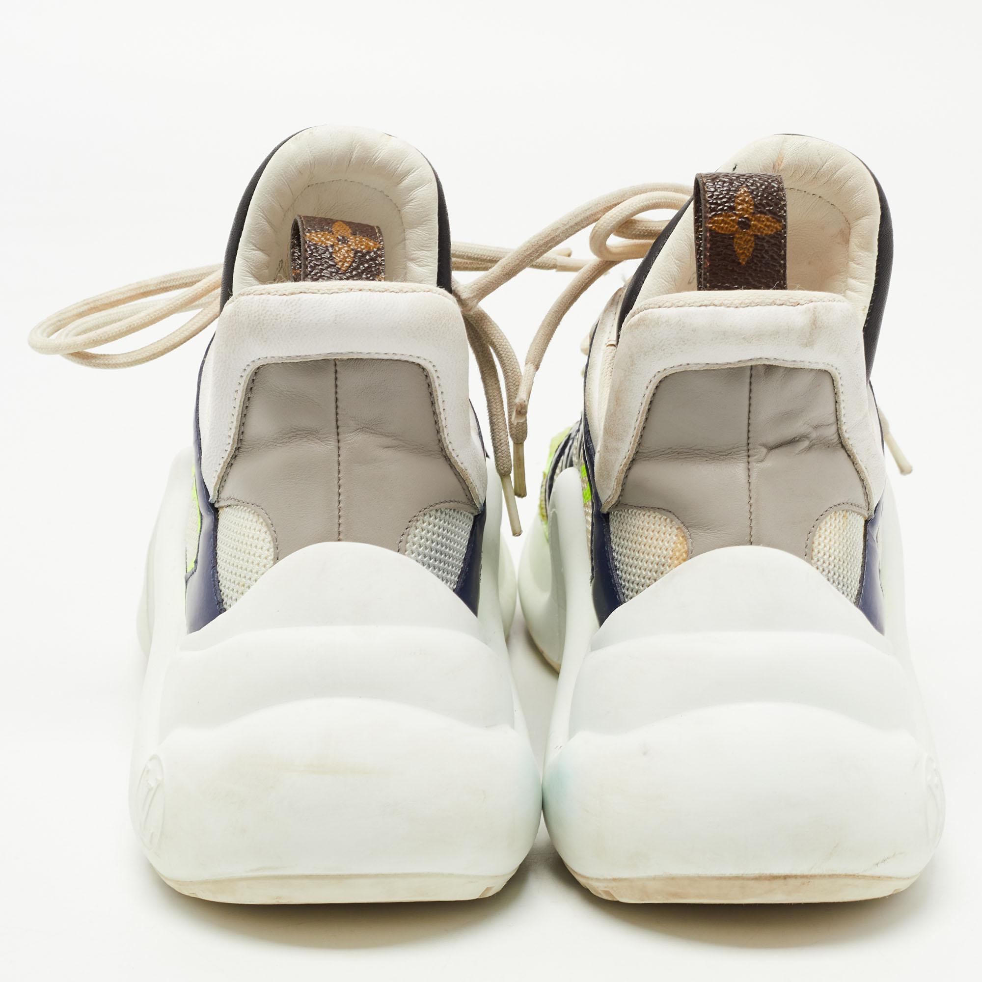 Louis Vuitton Multicolor Leather Archlight Sneakers Size 37.5 1