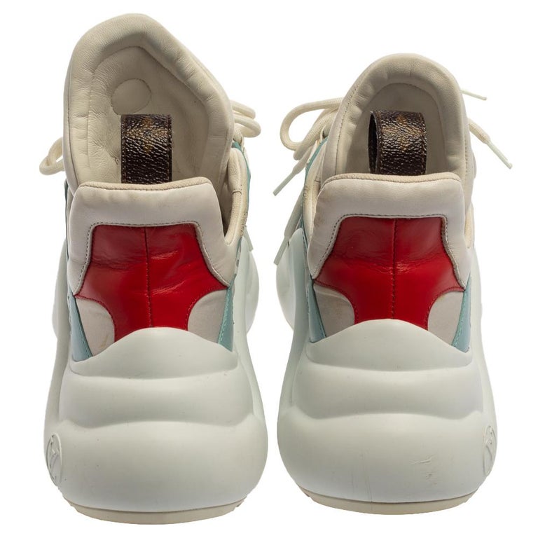 Louis Vuitton Multicolor Leather And Canvas Archlight Trainer