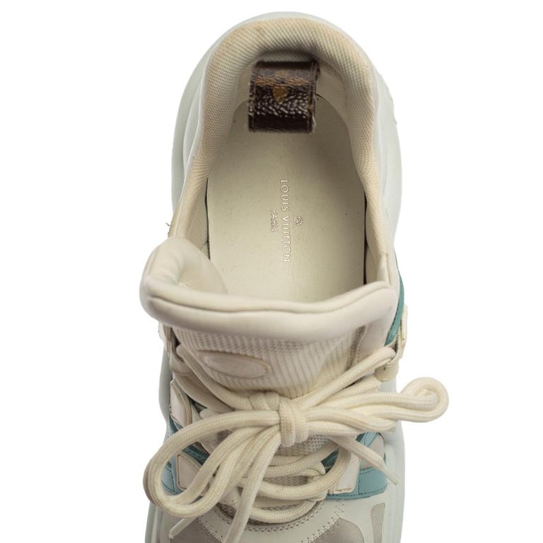 Louis Vuitton Multicolor Leather Canvas Archlight Lace Up Sneakers Size 38  at 1stDibs