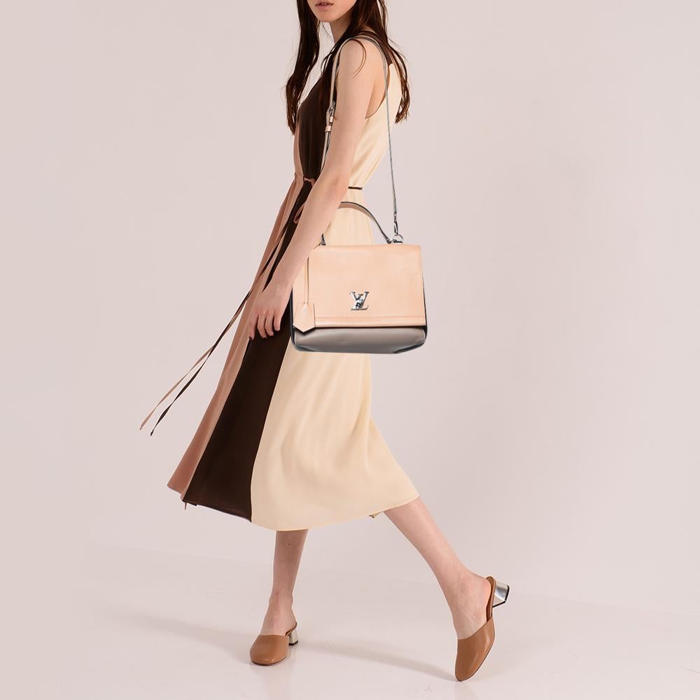 Louis Vuitton Multicolor Leather Lockme II Bag For Sale 3