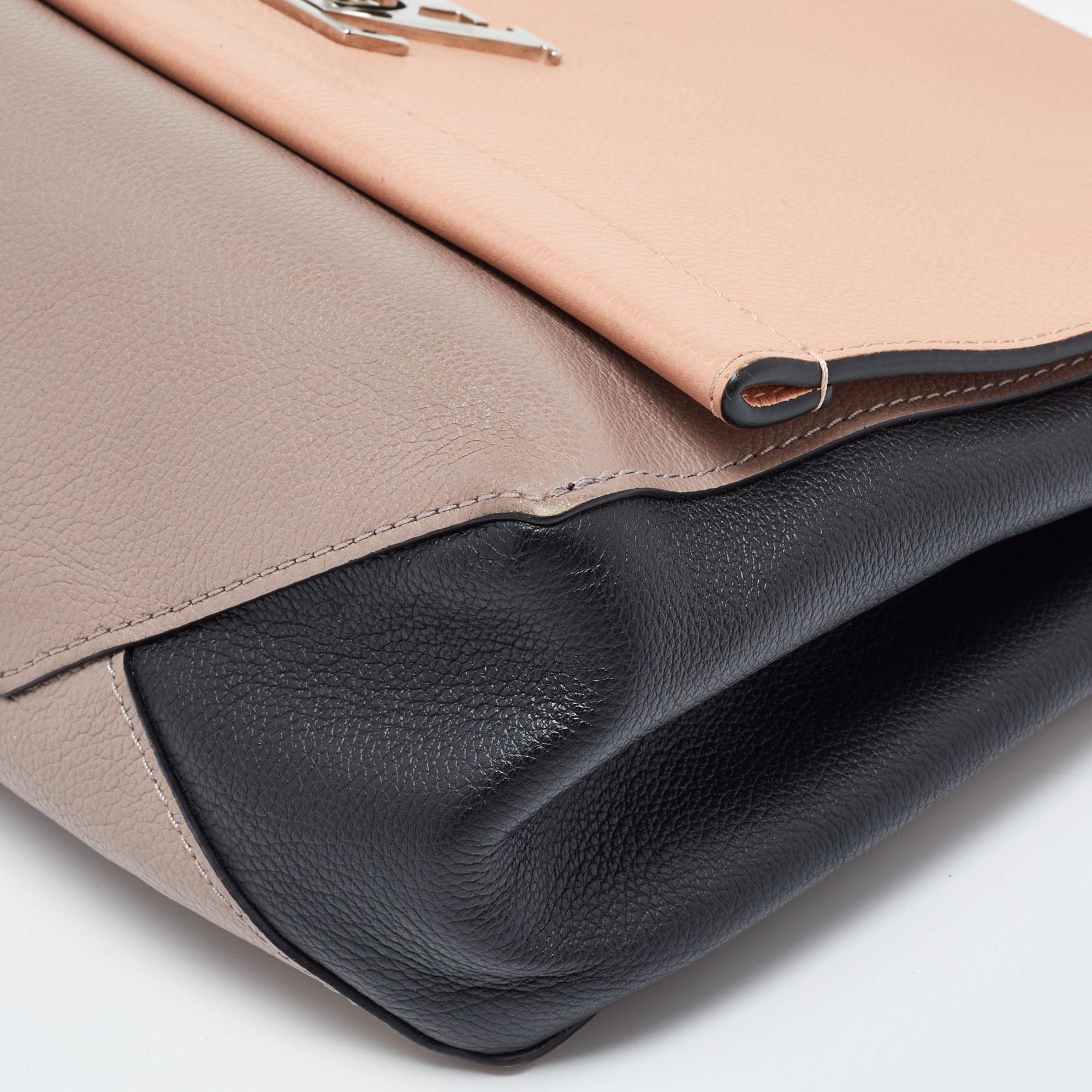 Louis Vuitton Multicolor Leather Lockme II Bag For Sale 5