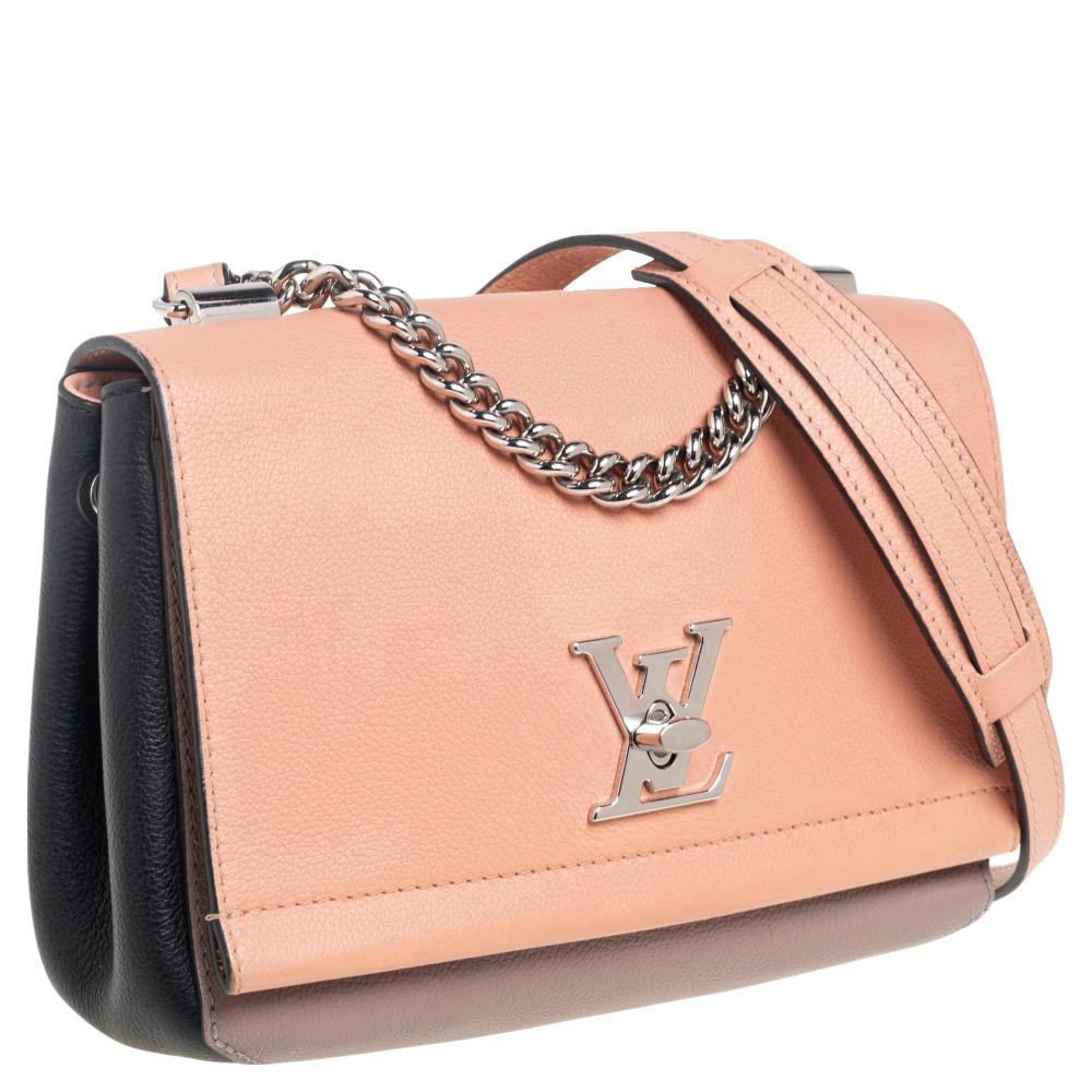 Orange Louis Vuitton Multicolor Leather Lockme II BB Bag