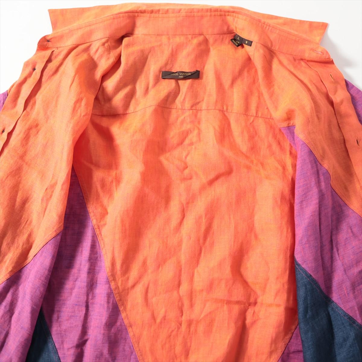 Men's Louis Vuitton Multicolor Linen Top Men’s For Sale