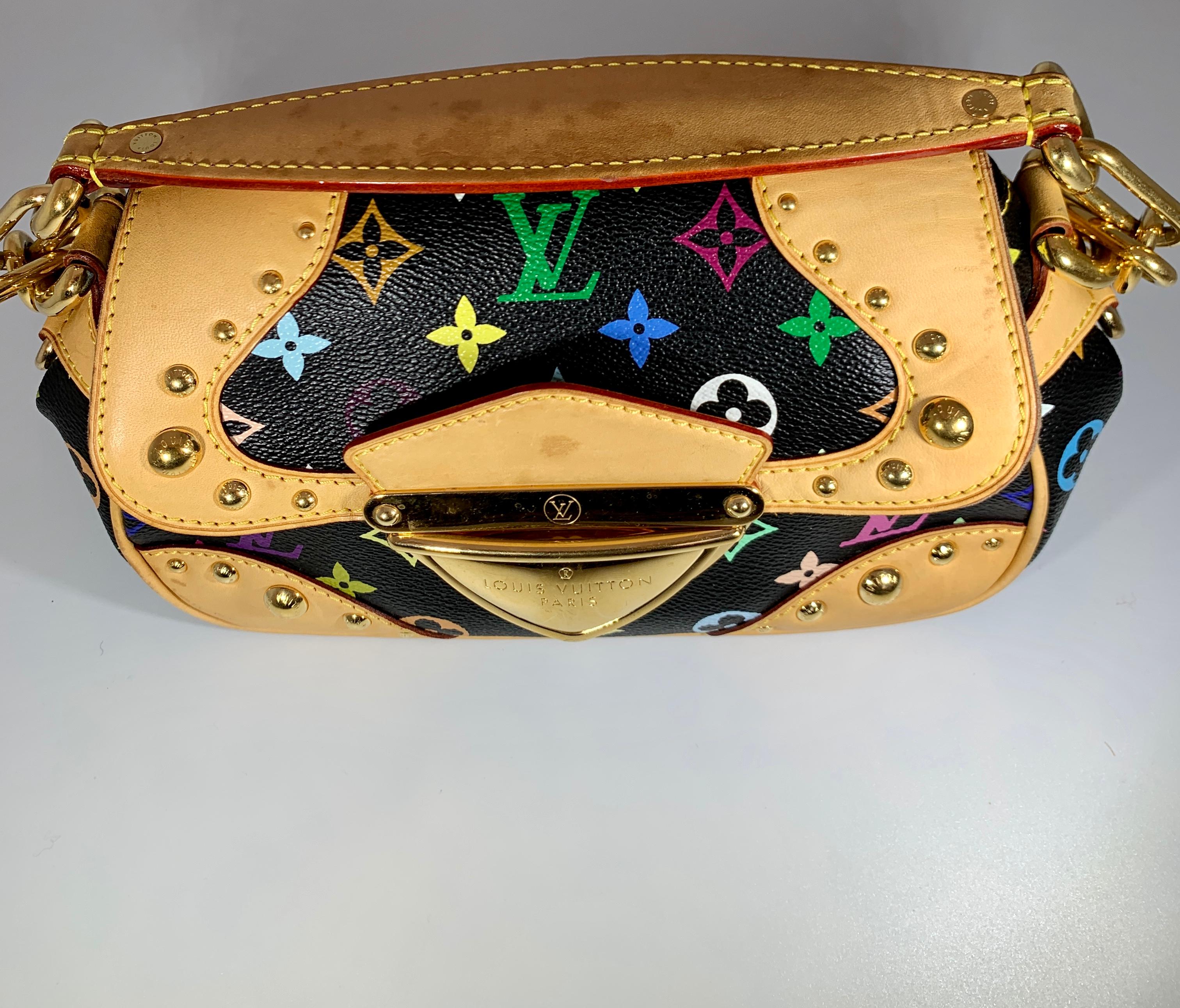 LOUIS VUITTON  Multicolor  Marilyn Black Monogram Hand Bag , Limited Edition 6