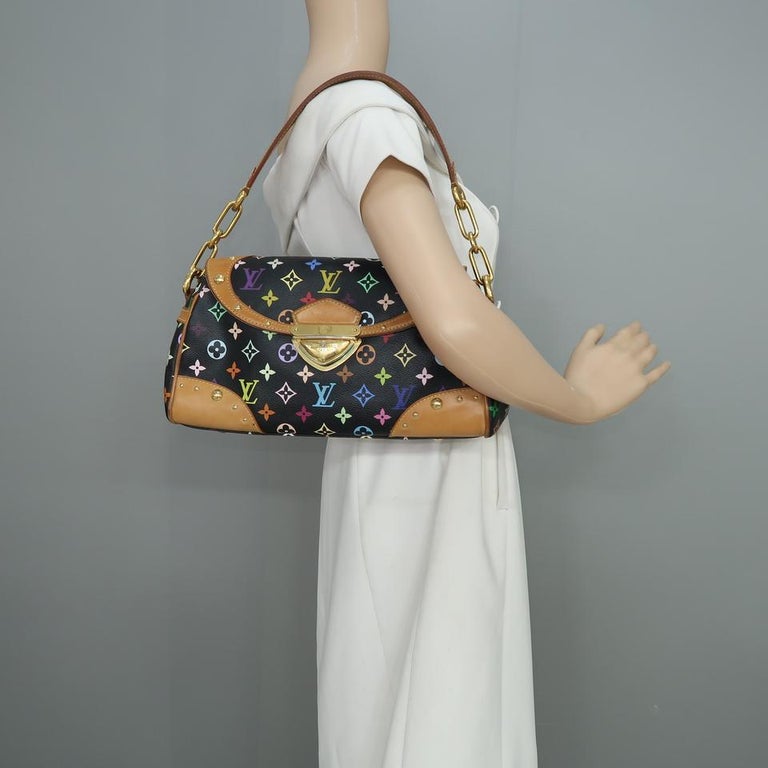 Louis Vuitton, Bags, Authentic Louis Vuitton Black Multicolor Marilyn  Shoulder Bag Black