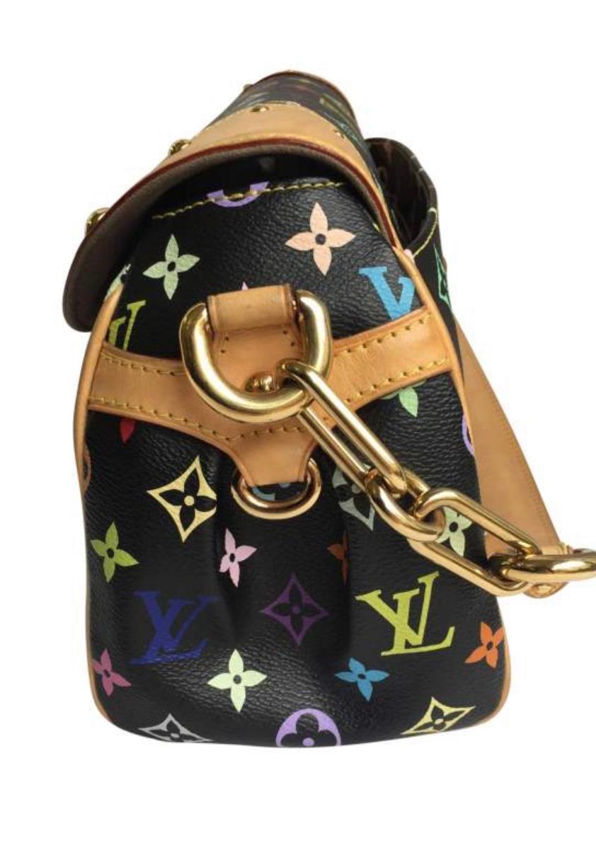 LOUIS VUITTON  Multicolor  Marilyn Black Monogram Hand Bag , Limited Edition 1