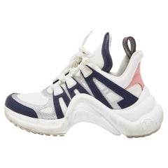 Louis Vuitton Multicolor Mesh and Leather Archlight Sneakers Size 36.5