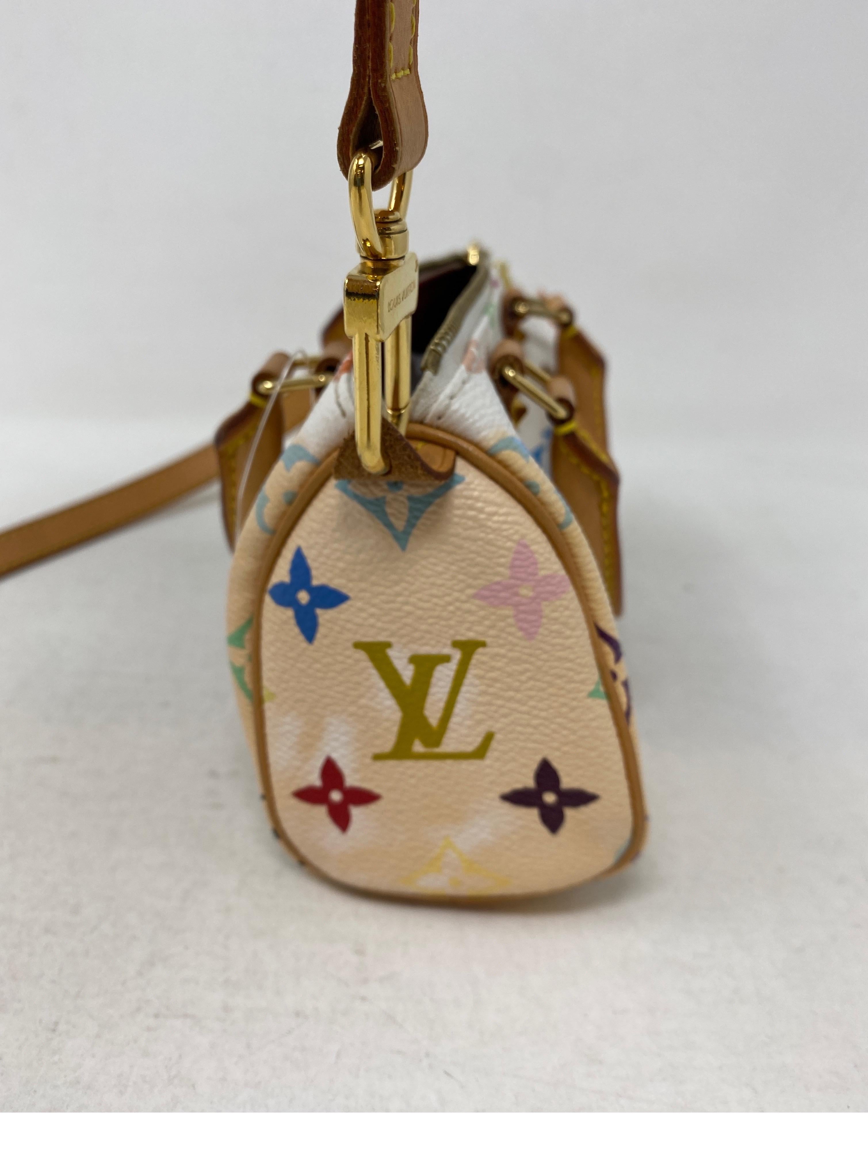 Brown Louis Vuitton Multicolor Mini Speedy Bag