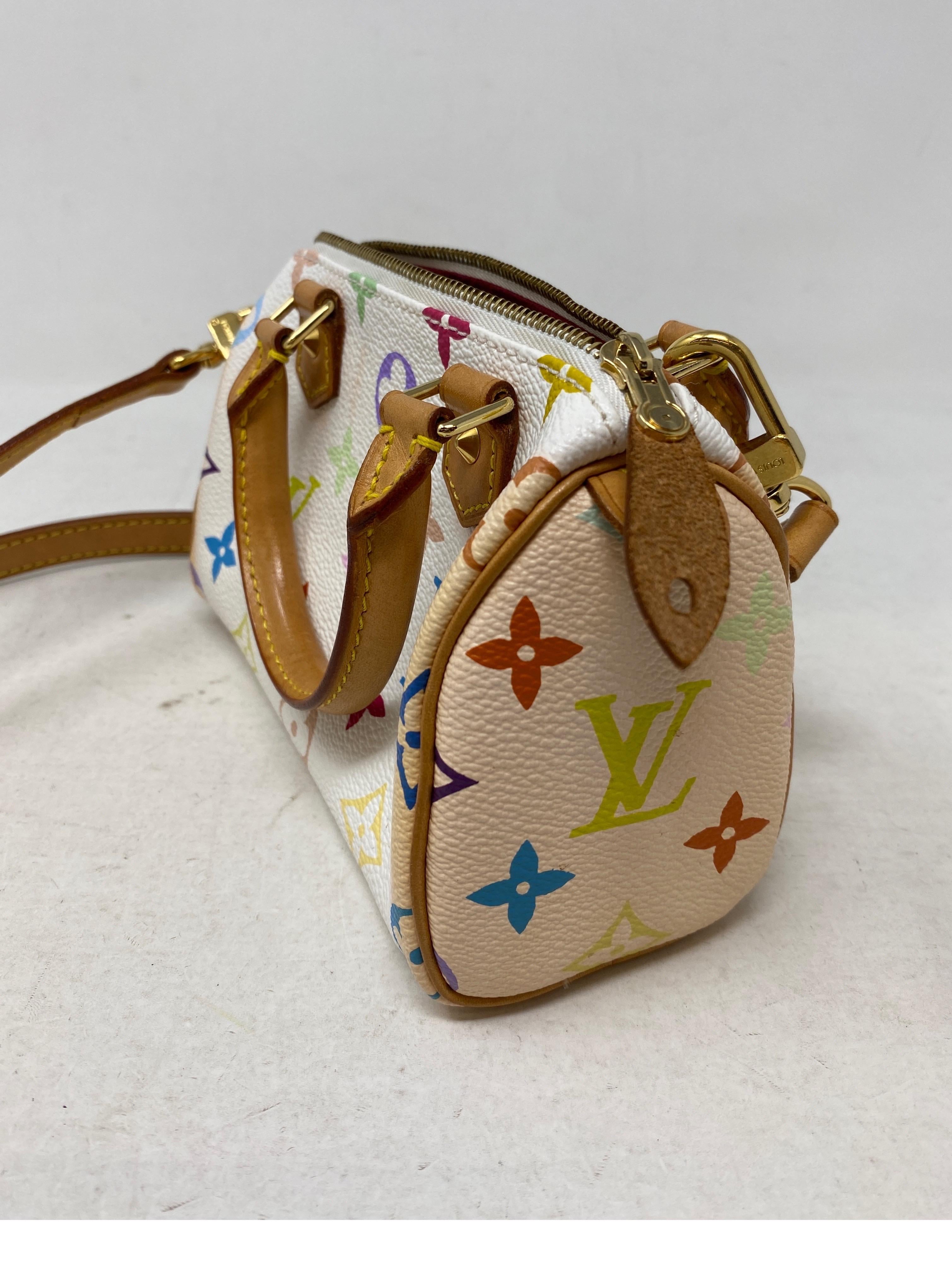 Women's or Men's Louis Vuitton Multicolor Mini Speedy Bag 