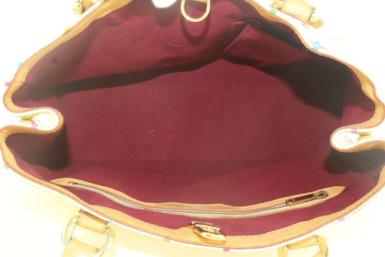 Louis Vuitton Multicolor Monogram Aurelia MM Shoulder Bag 8LV112K For Sale 8