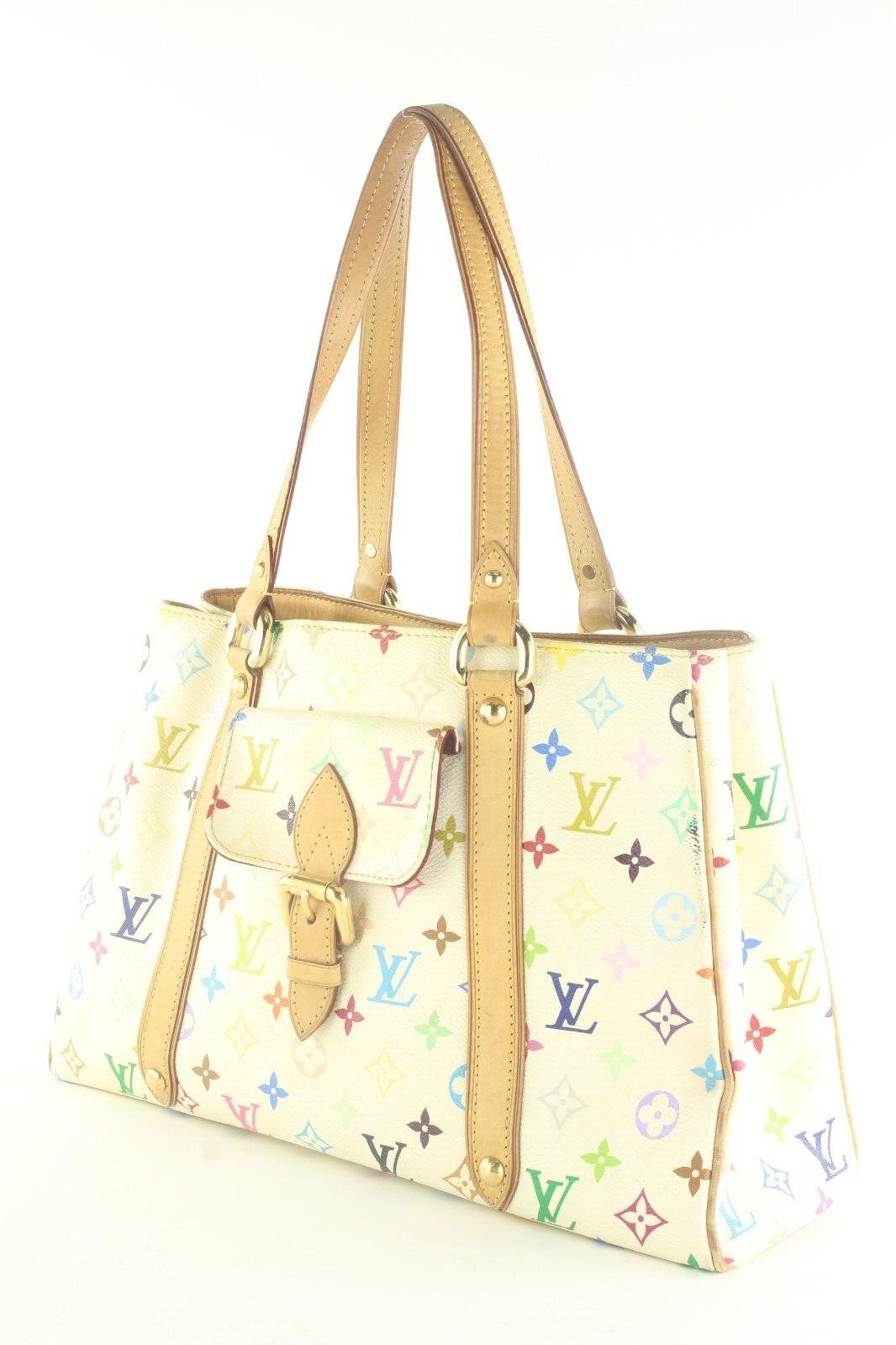 Women's Louis Vuitton Multicolor Monogram Aurelia MM Shoulder Bag 8LV112K For Sale