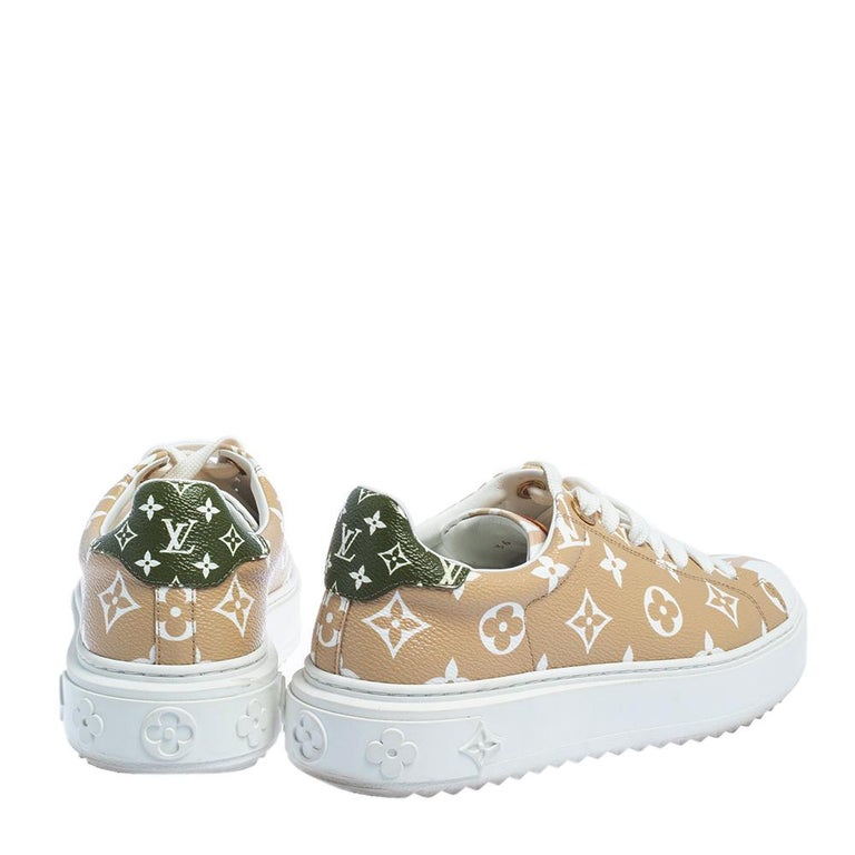 Louis Vuitton Multicolor Monogram Canvas Giant Time Out Sneakers Size 36 at  1stDibs