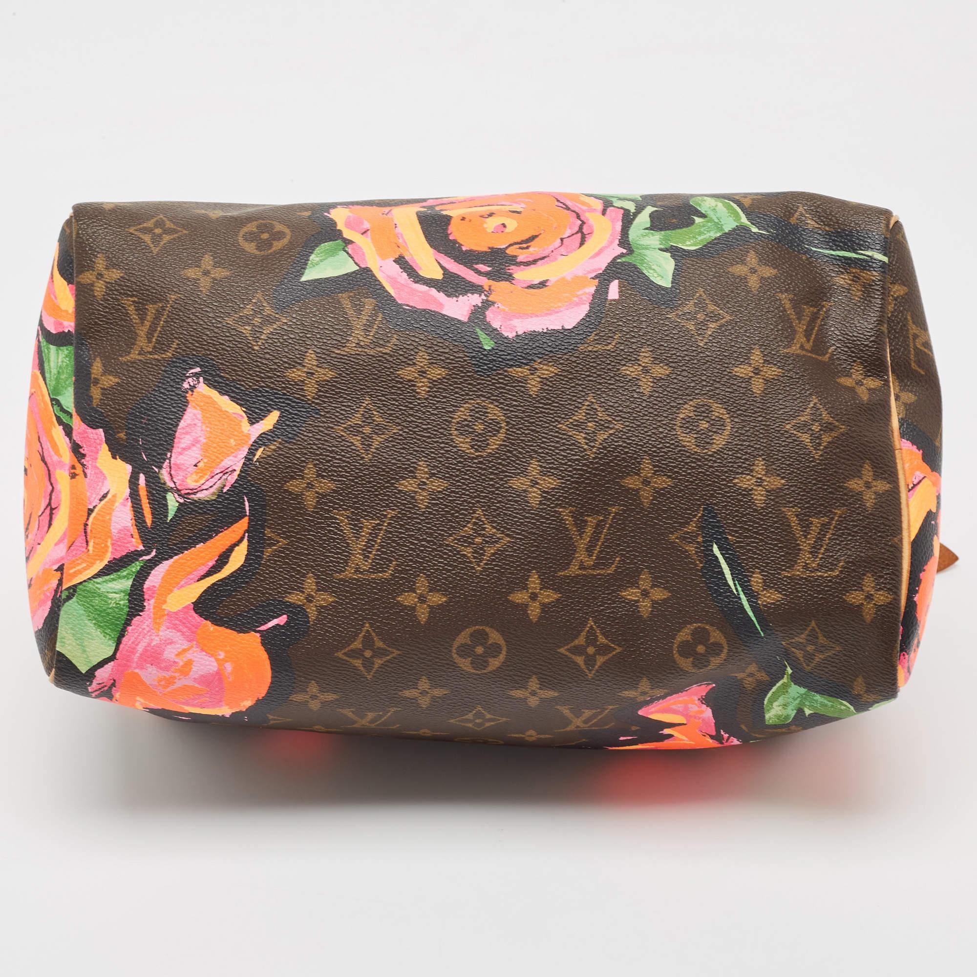 Louis Vuitton Multicolor Monogram Canvas Limited Edition Stephen Sprouse Roses S 1