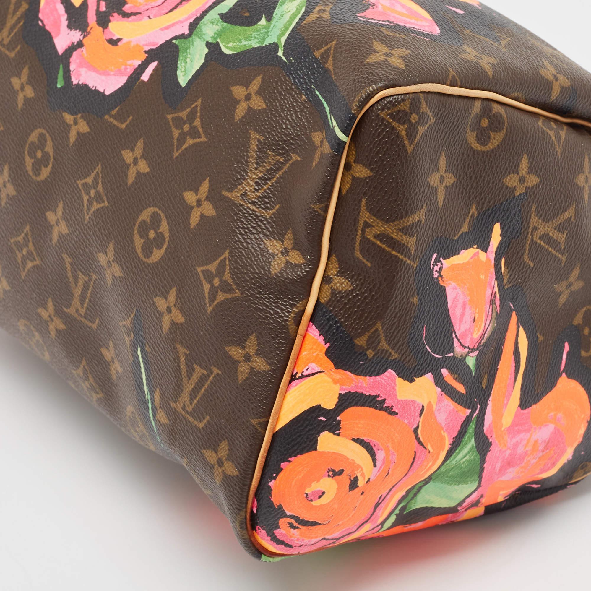 Louis Vuitton Multicolor Monogram Canvas Limited Edition Stephen Sprouse Roses S 3