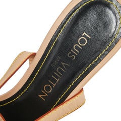 Louis Vuitton Multicolor Monogram Canvas Open Toe Ankle Strap Sandals Size 37.5