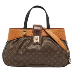 Louis Vuitton, Bags, Used Flaws Louis Vuitton Monogram Multicolor Claudia  Hand Bag White M493 Lv