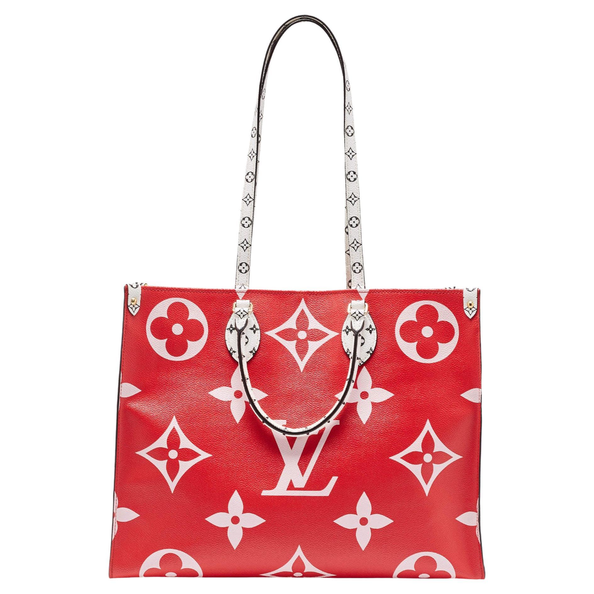Louis Vuitton Multicolor Monogram Giant Canvas Onthego GM Bag For Sale 