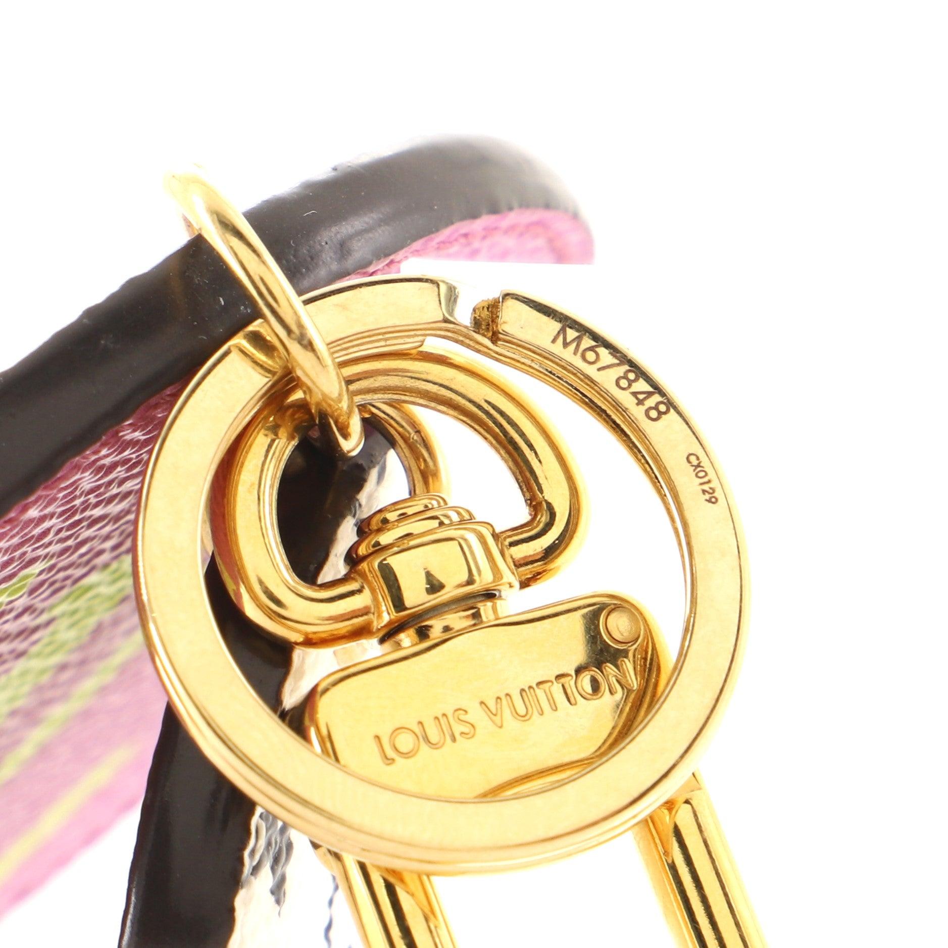 Louis Vuitton Multicolor Monogram Giant Limited Edition Round Illustre Keychain In Good Condition In Irvine, CA