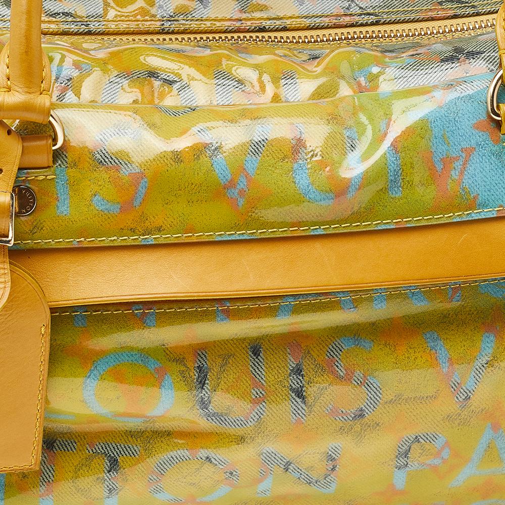 Brown Louis Vuitton Multicolor Monogram Limited Edition Pulp Weekender PM Bag