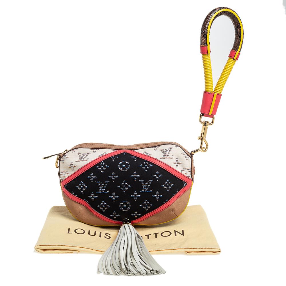 Mehrfarbige Monogrammierte Nachtvögel-Pochette von Louis Vuitton 7