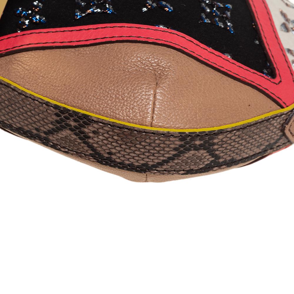 Mehrfarbige Monogrammierte Nachtvögel-Pochette von Louis Vuitton 3