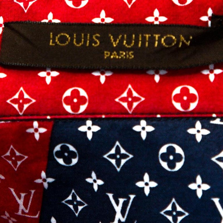Louis Vuitton Multicolor Monogram Stars Print Cotton Shirt M at 1stDibs ...