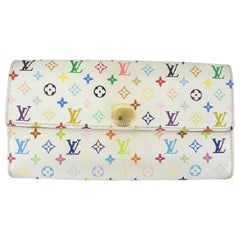 Louis Vuitton Multicolor Murakami Monogram Sarah 219537 Wallet