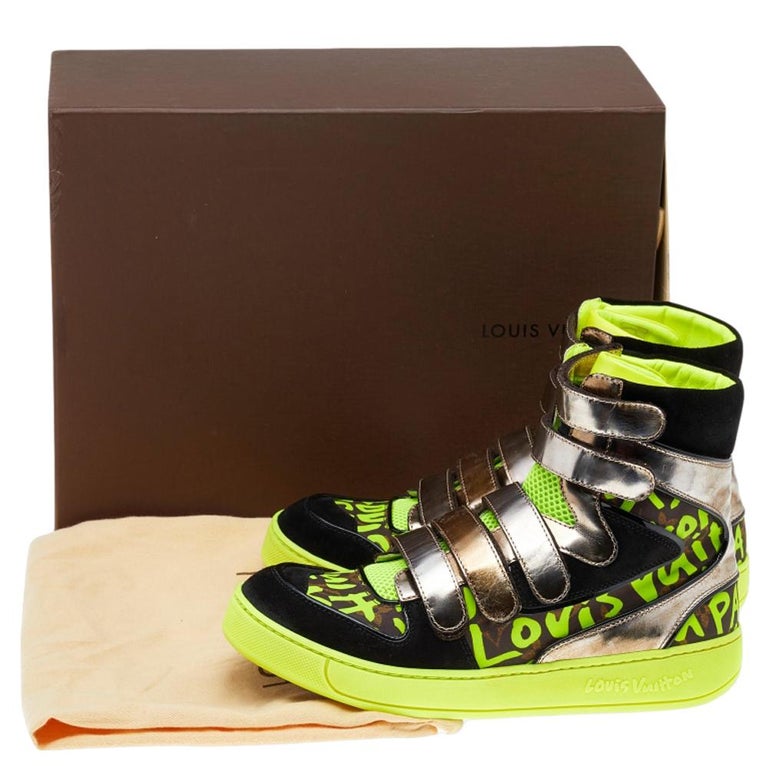 Louis Vuitton Stephen Sprouse GRAFFITI SNEAKERS High top Size 10.5