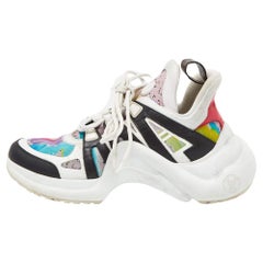 Louis Vuitton Multicolor Nylon and Leather Archlight Sneakers 