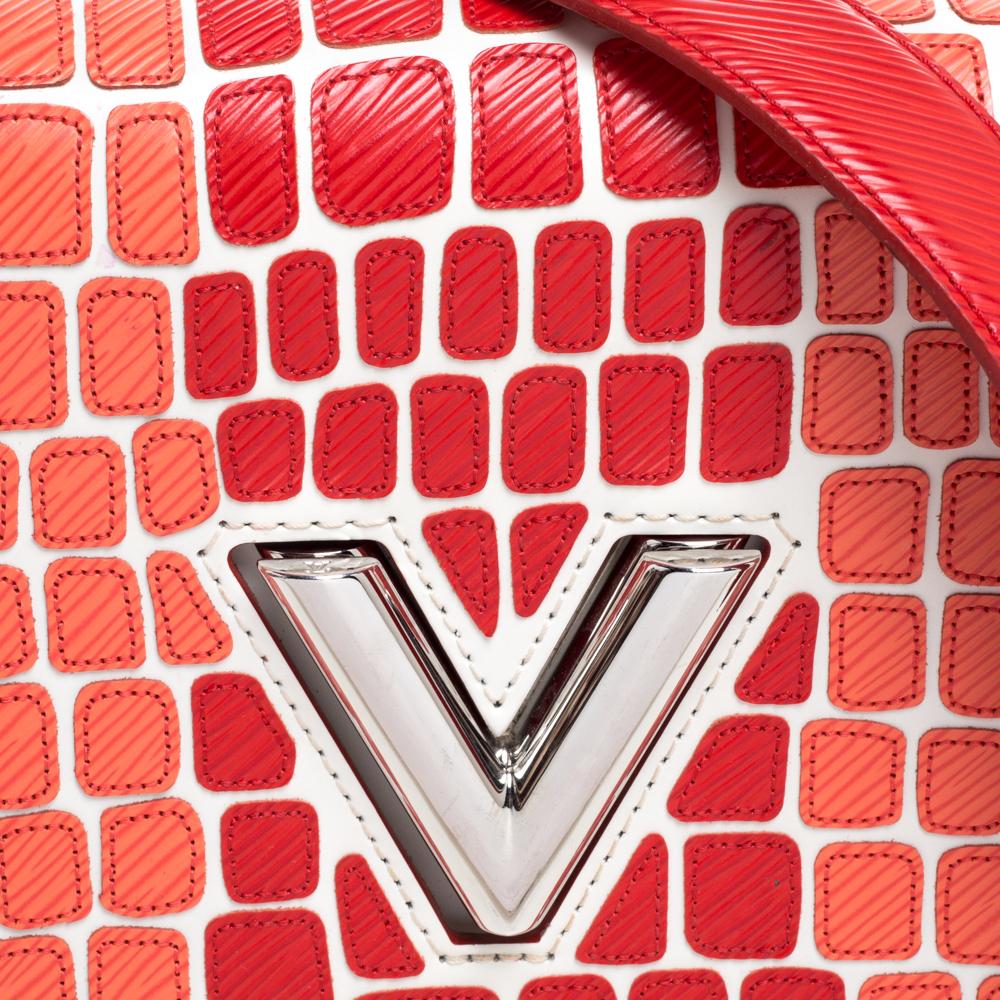 Louis Vuitton Multicolor Patchwork Epi Leather Twist MM Bag 4