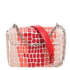 Louis Vuitton - Sac en cuir épi Twist MM - Patchwork multicolore