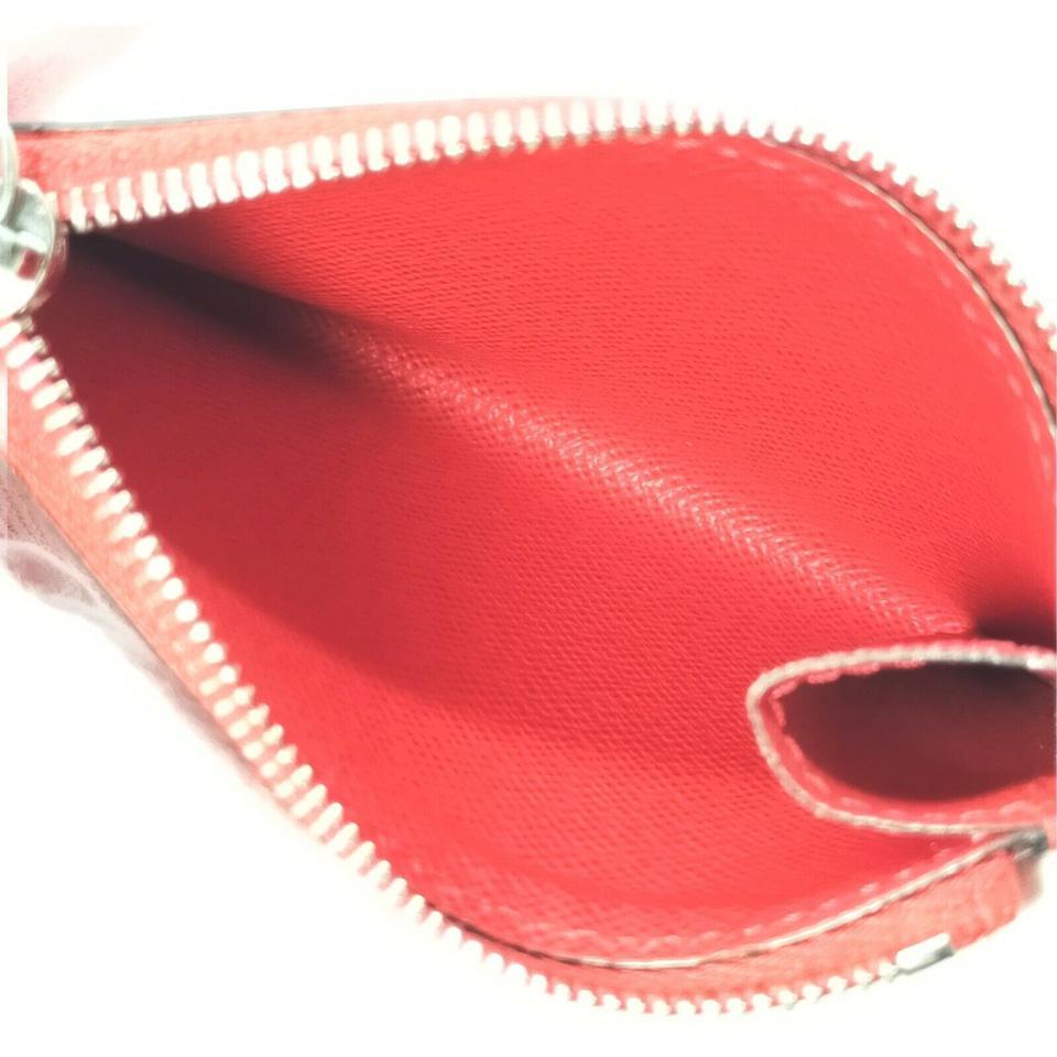 Louis Vuitton Multicolor Pink Epi Leather Trio Card Case Wallet Keychain 863137 For Sale 3
