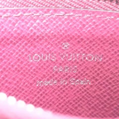 Louis Vuitton Multicolor Pink Epi Leather Trio Card Case Wallet Keychain 863137