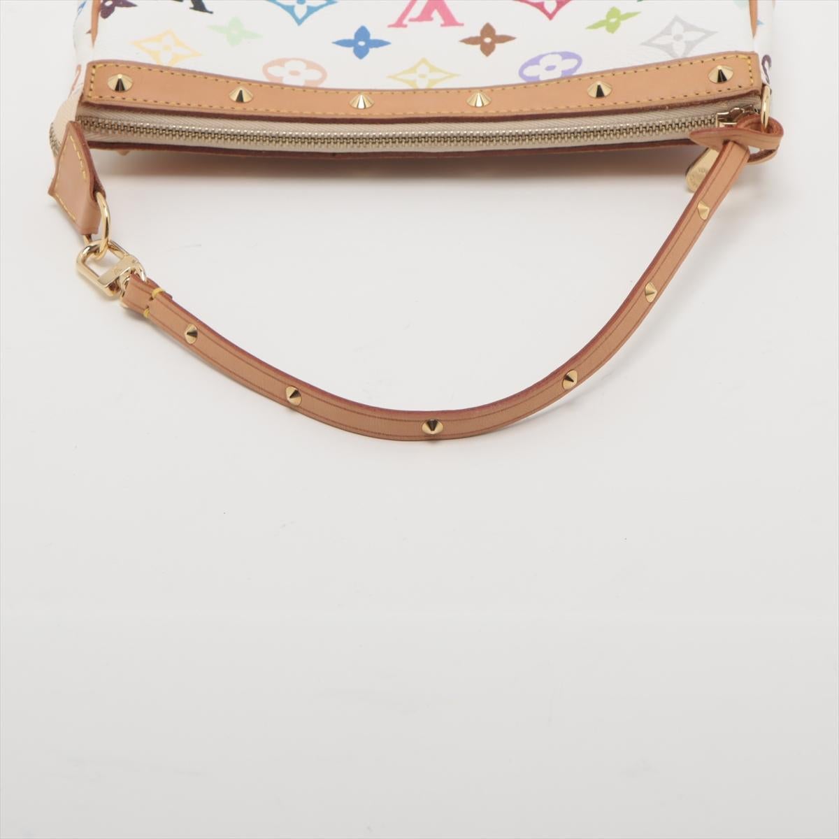 Louis Vuitton Multicolor Pochette Accessoire White 2