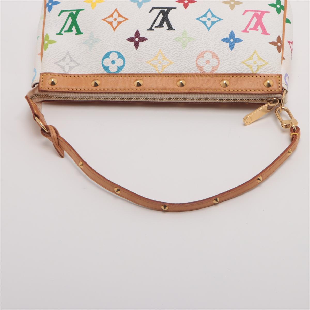Louis Vuitton Multicolor Pochette Accessoire White 2