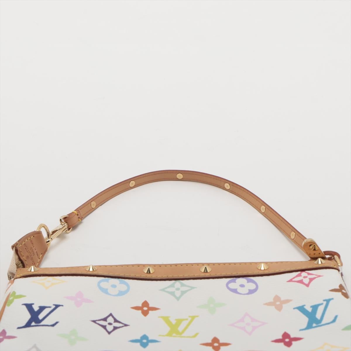 Louis Vuitton Multicolor Pochette Accessoire White 3