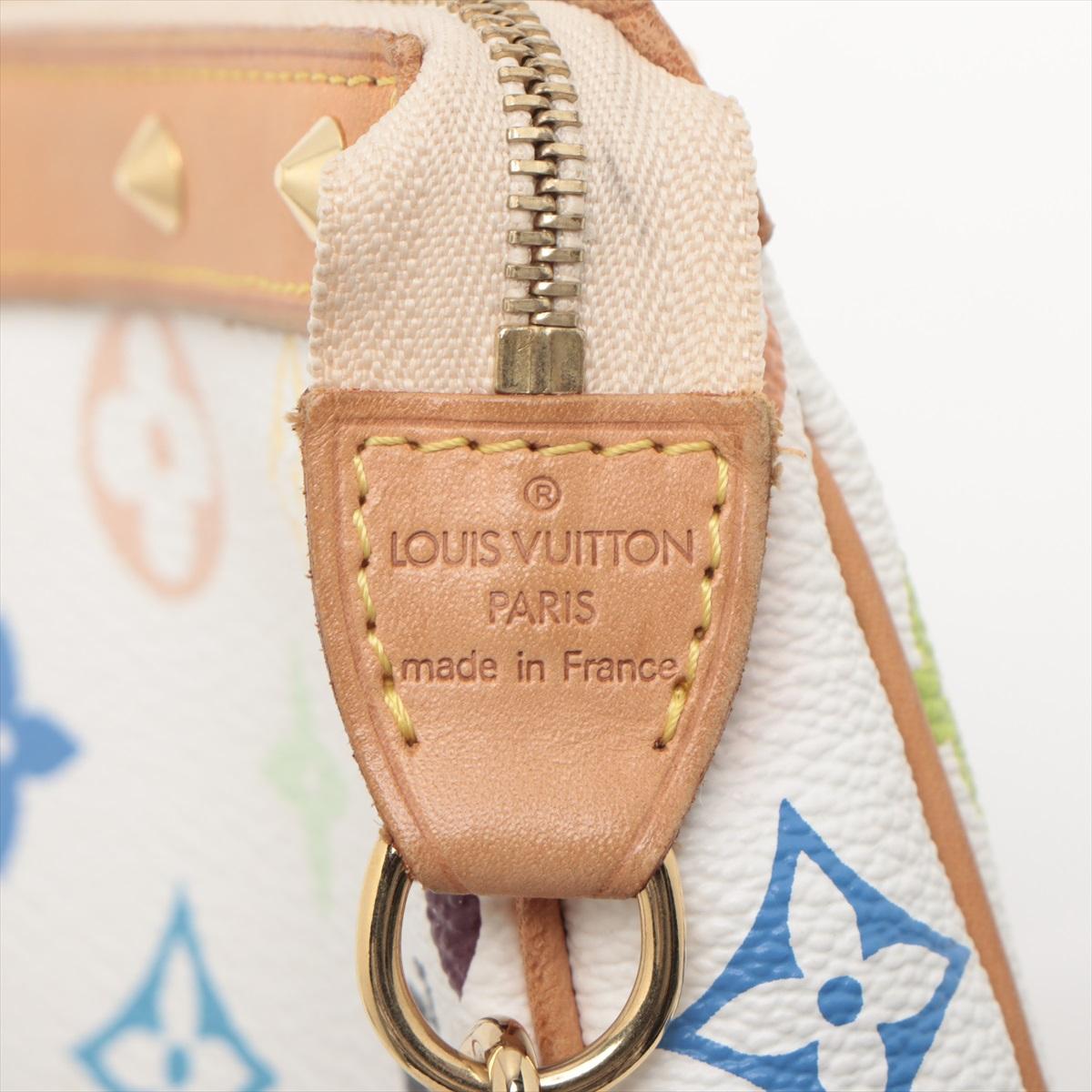 Louis Vuitton Multicolor Pochette Accessoire White 5