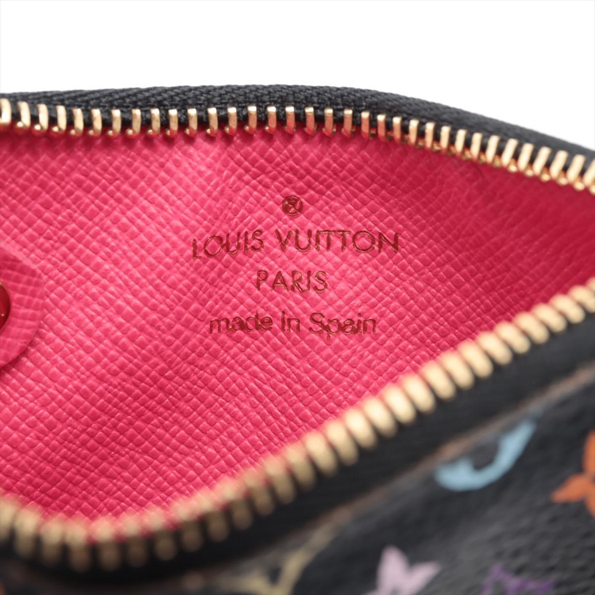 Louis Vuitton Multicolor Pochette Coin Purse Black 2