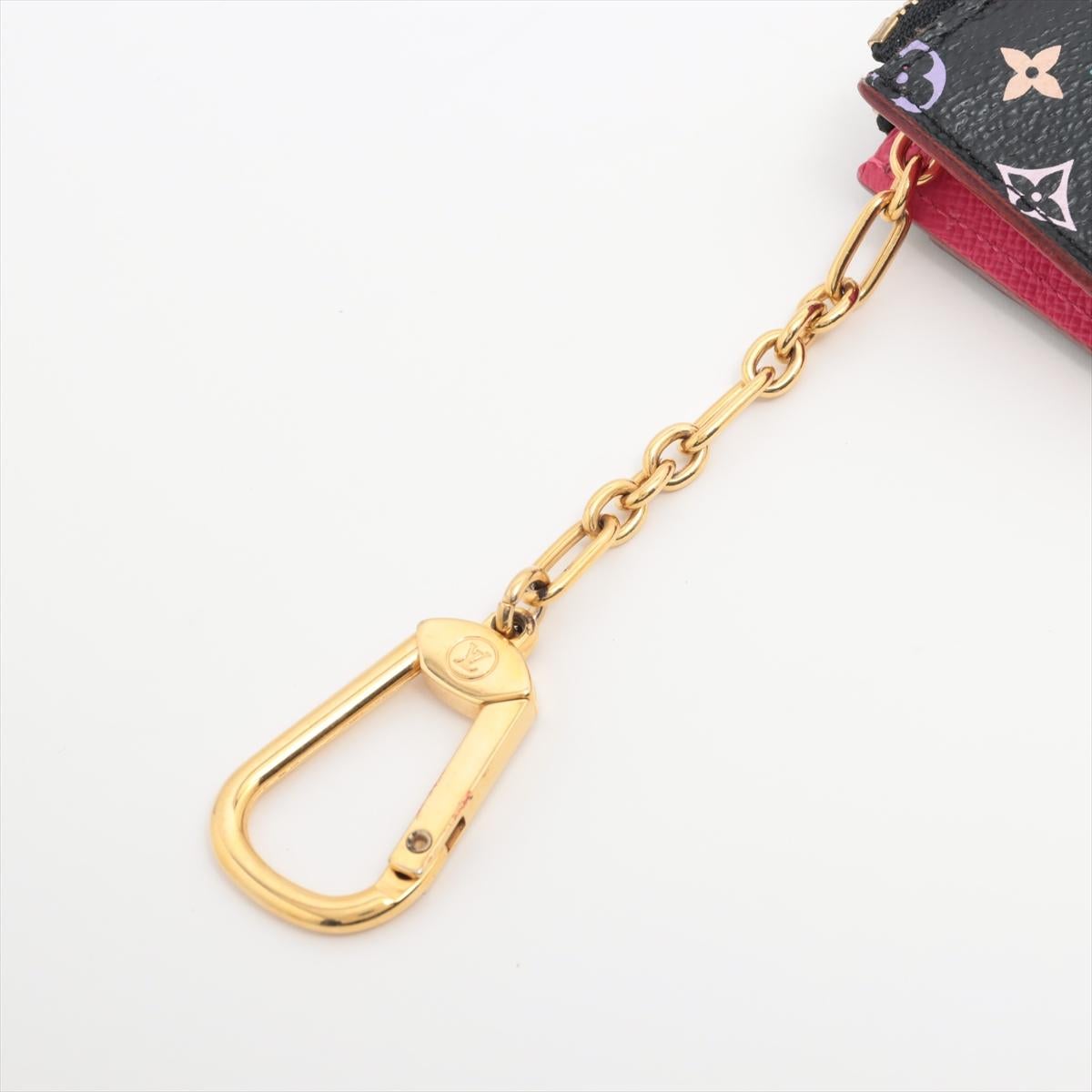 Louis Vuitton Multicolor Pochette Coin Purse Black 3