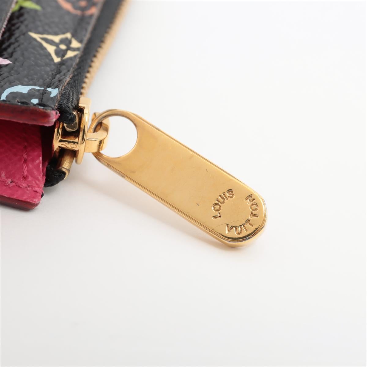 Louis Vuitton Multicolor Pochette Coin Purse Black 5
