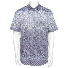 Louis Vuitton Multicolor Printed Cotton Short Sleeve Shirt XL