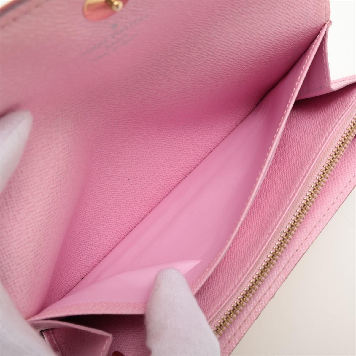 Louis Vuitton Multicolor Sarah Long Wallet Pink 4