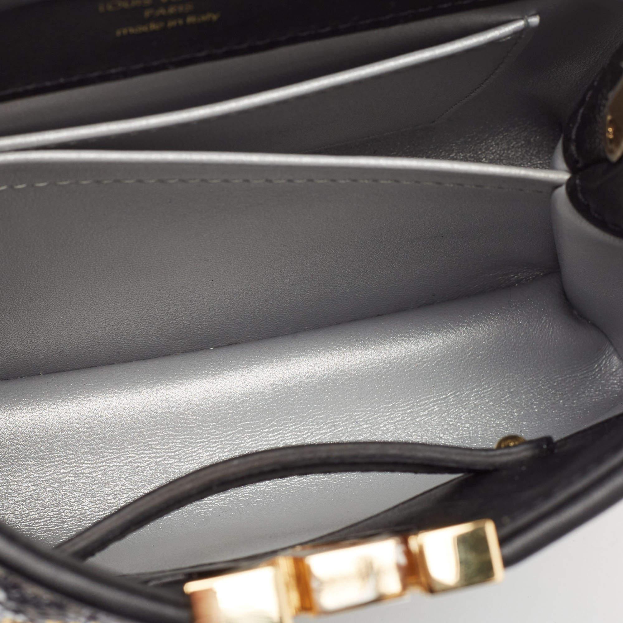Louis Vuitton Multicolor Sequin and Leather Mini Capucines Bag 2