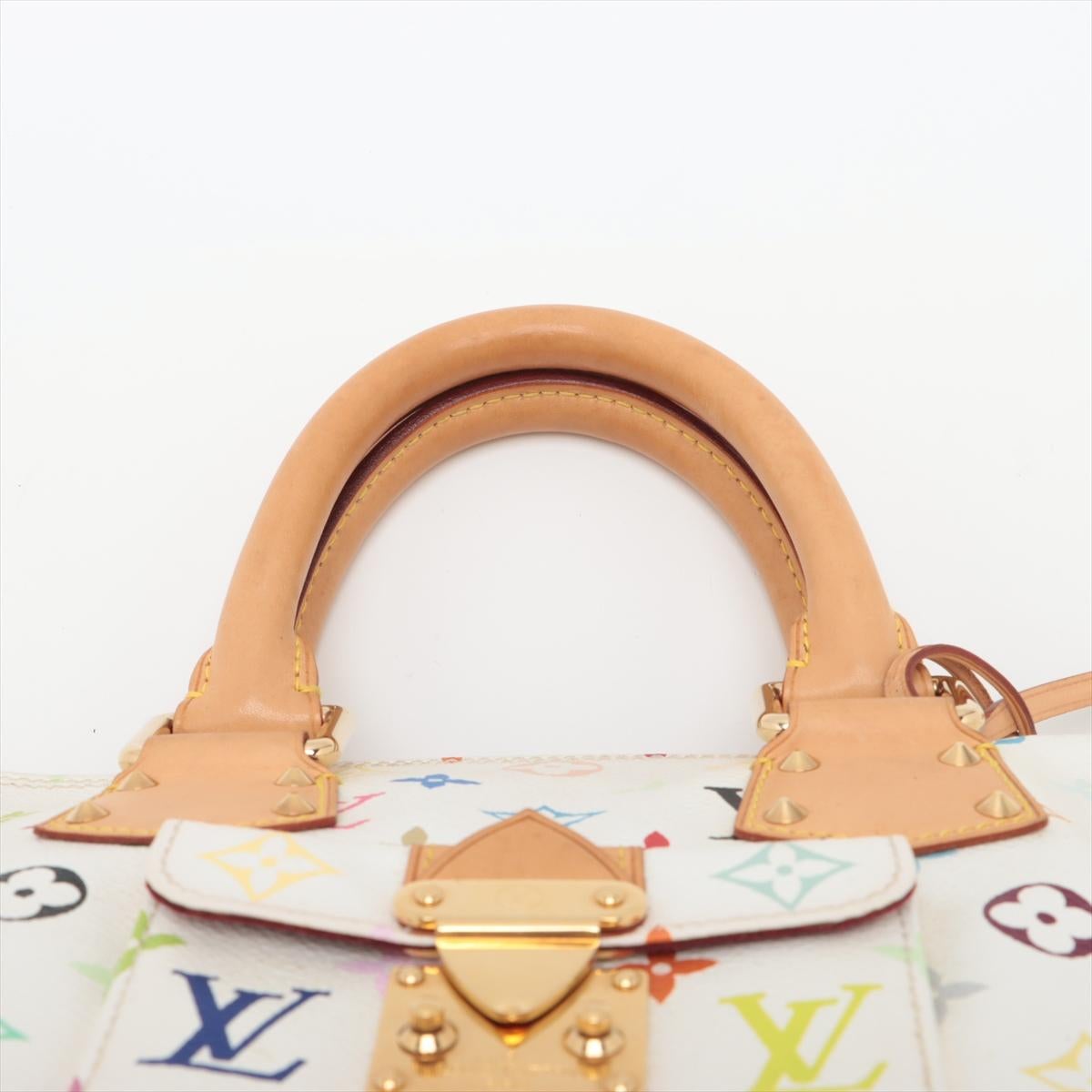 Louis Vuitton Multicolor Speedy 30 White 3